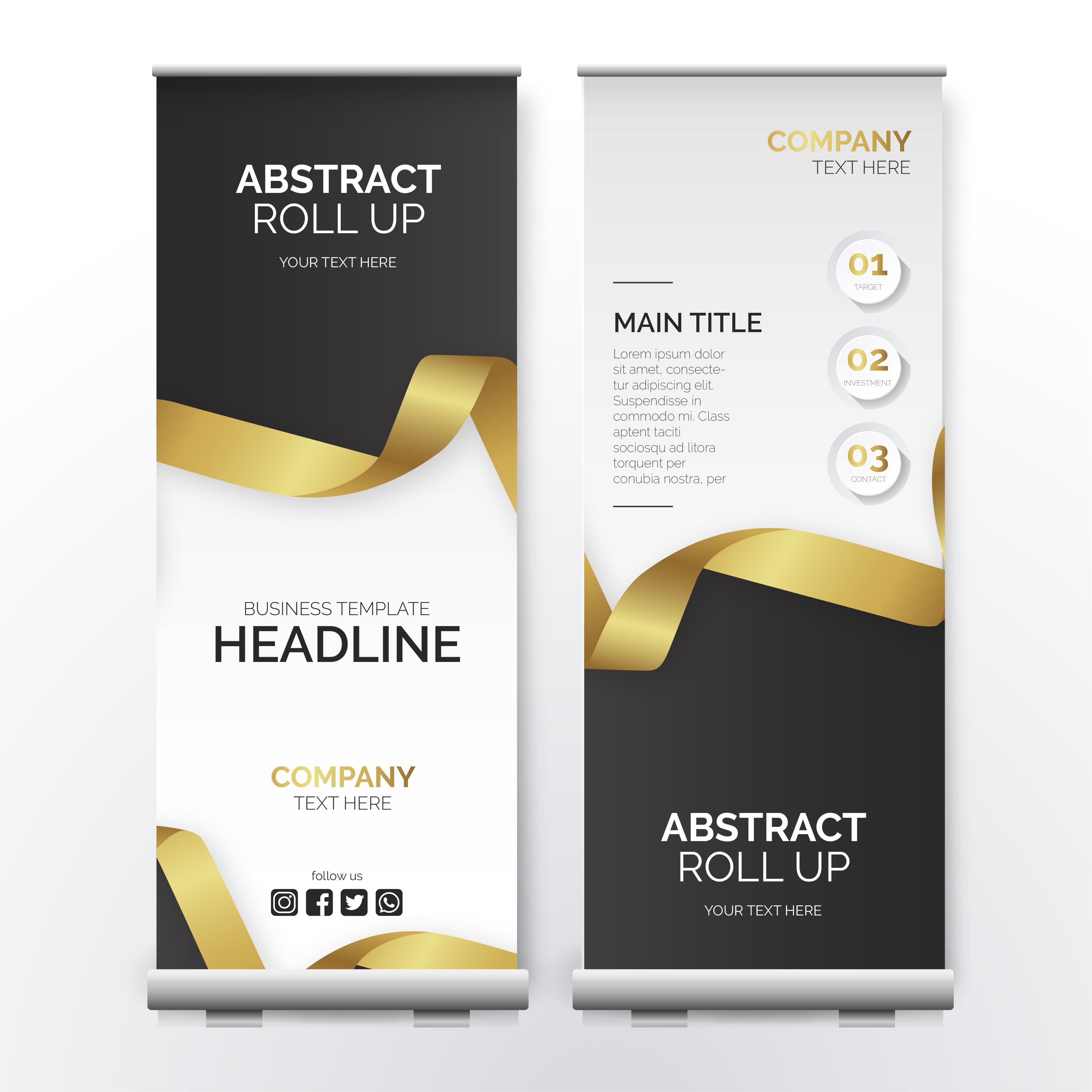 customised roller banner printing london